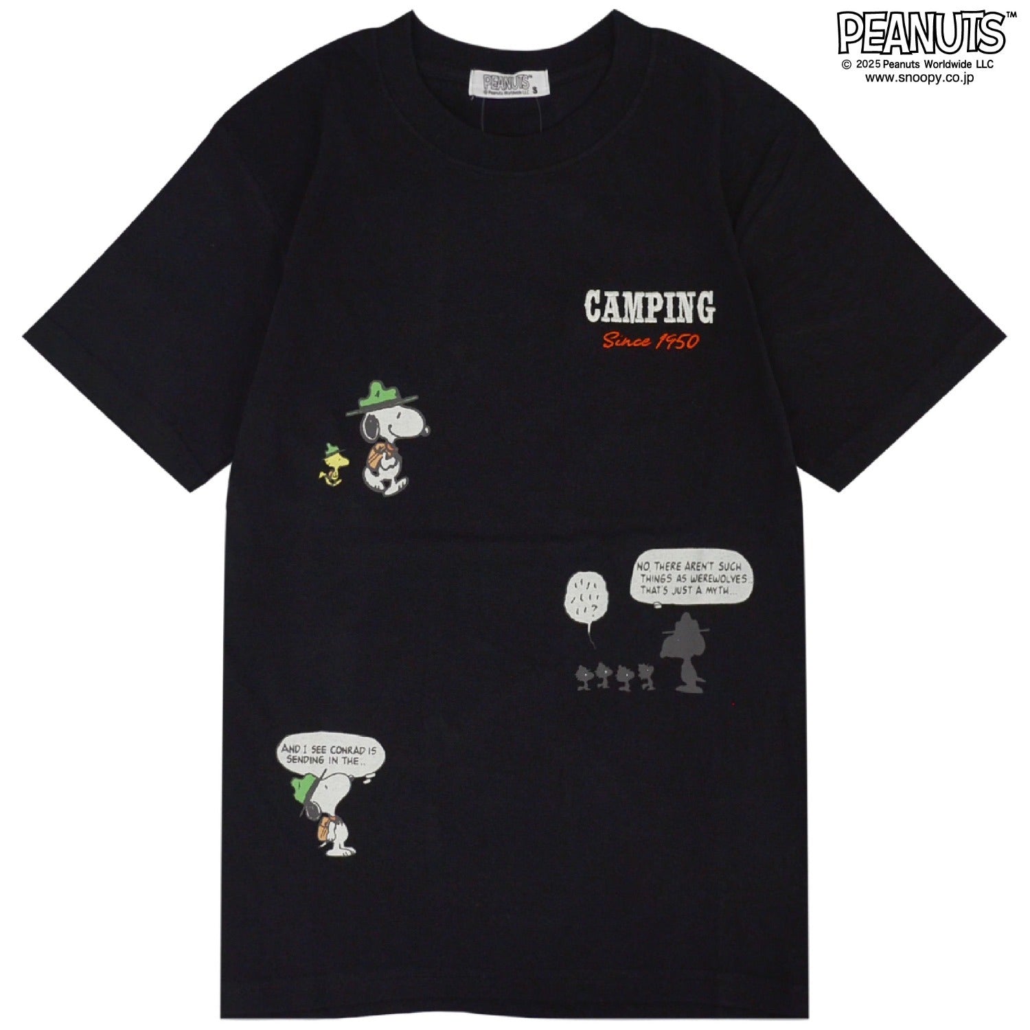 スヌーピー ビーグルスカウト 柄 プリント 半袖 Tシャツ 春夏 SNOOPY PEANUTS s1152-64sp