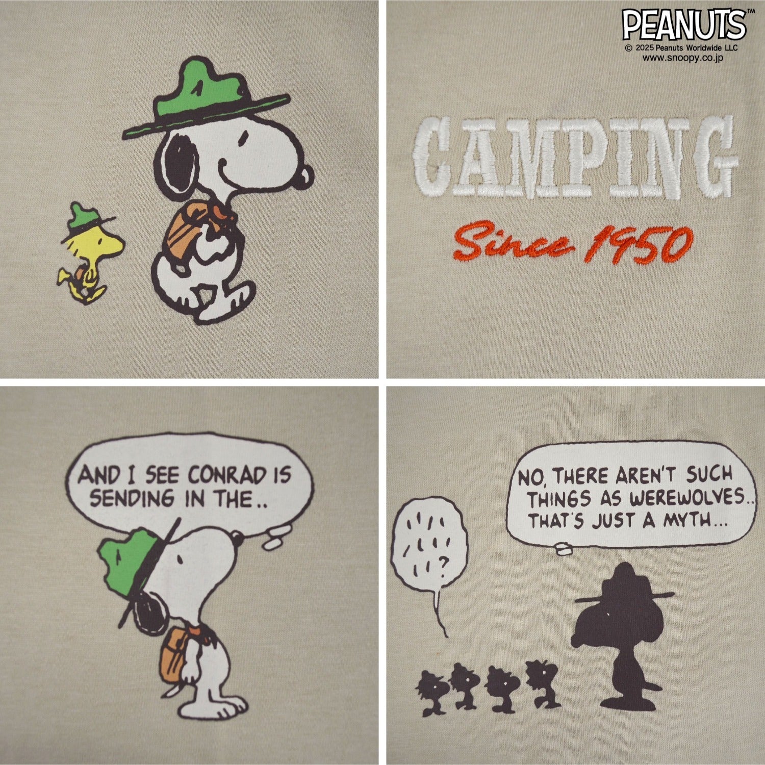 スヌーピー ビーグルスカウト 柄 プリント 半袖 Tシャツ 春夏 SNOOPY PEANUTS s1152-64sp