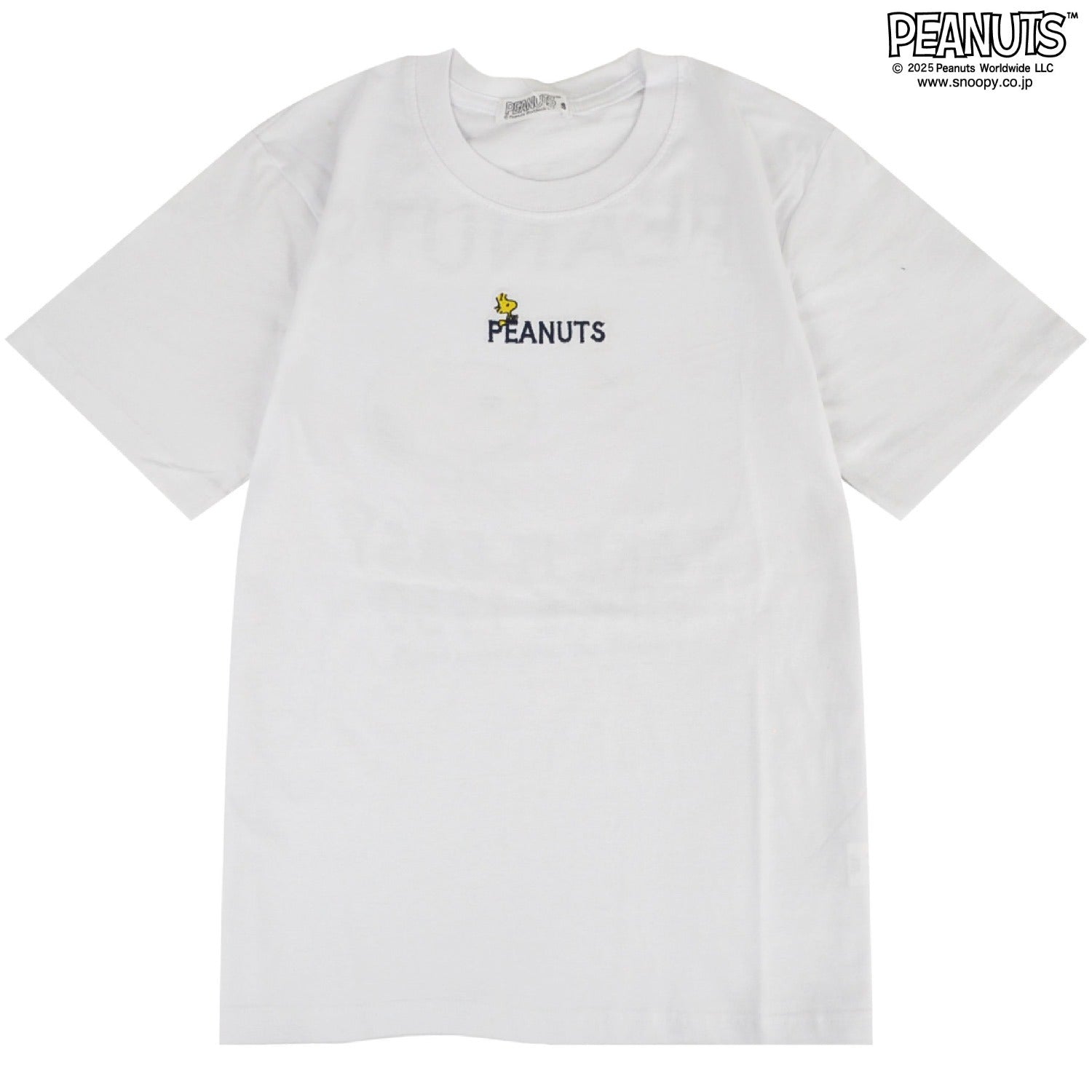 スヌーピー Tシャツ 半袖 トップス バック フォト プリント 刺繍 SNOOPY PEANUTS s1152-65sp