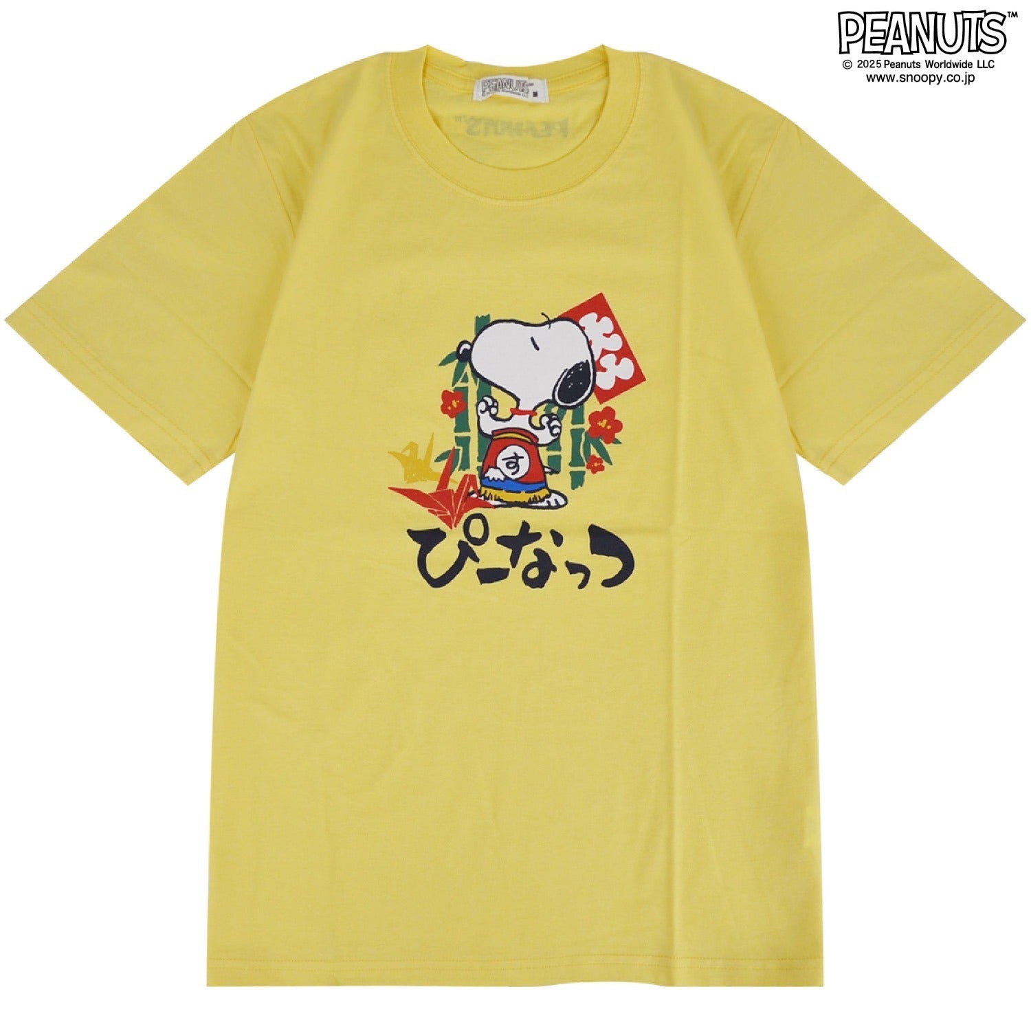 スヌーピー Tシャツ 半袖 トップス バック フォト プリント 刺繍 SNOOPY PEANUTS s1152-67sp