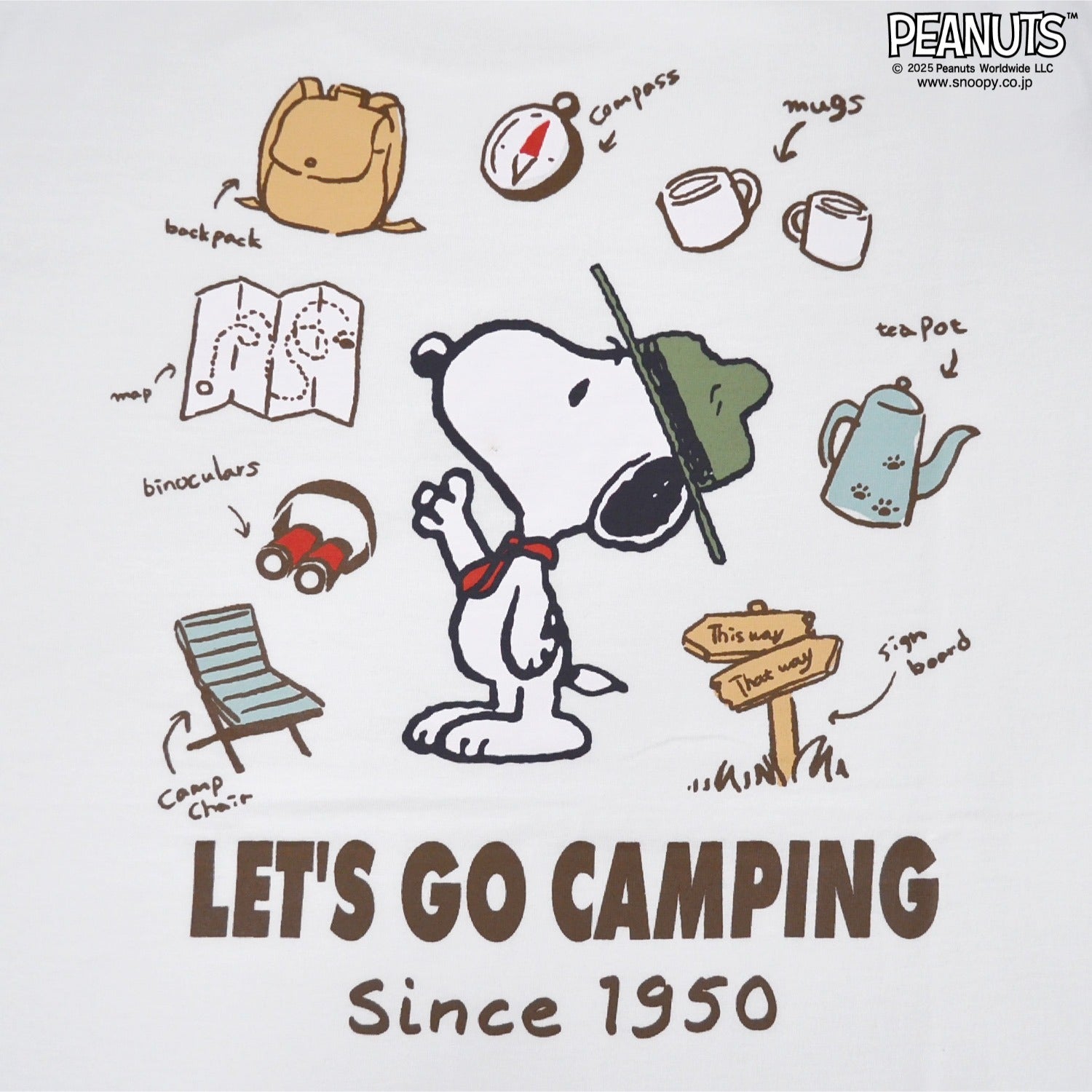 スヌーピー ビーグルスカウト Tシャツ バック プリント トップス 半袖 SNOOPY PEANUTS s1152-69sp