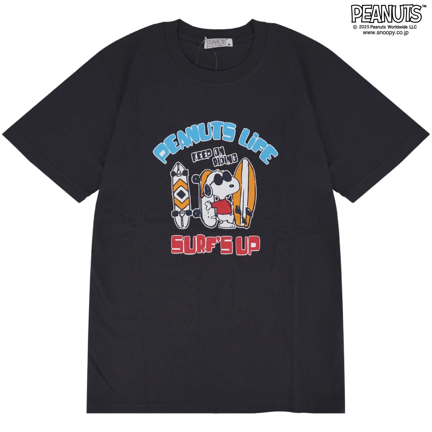 スヌーピー Tシャツ 半袖 トップス ジョークール プリント サーフ SNOOPY PEANUTS s1152-70sp