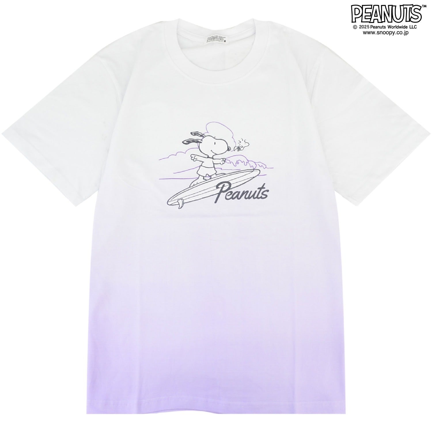 スヌーピー ウッドストック Tシャツ 半袖 サーフィン グラデーション SNOOPY PEANUTS s1152-71sp