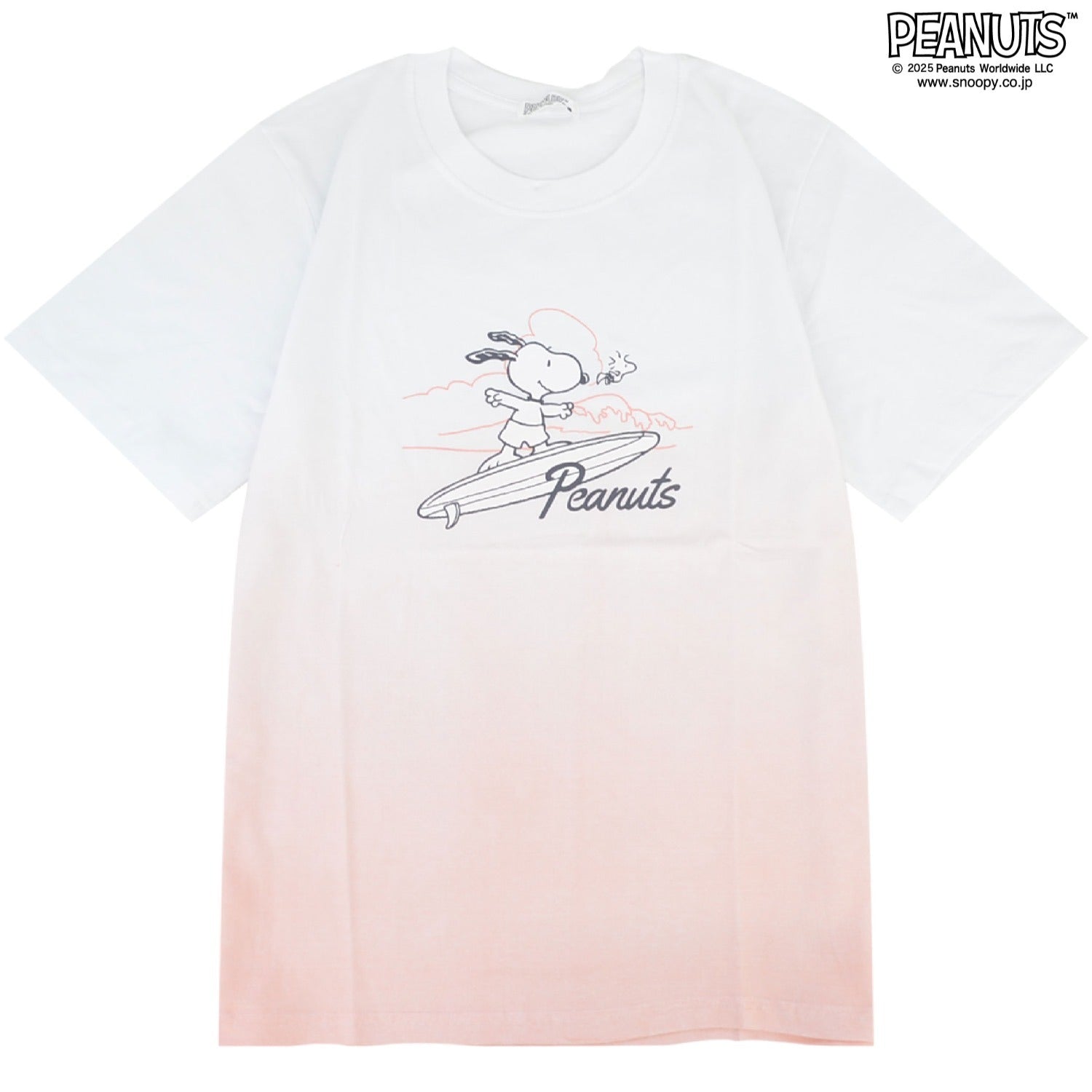 スヌーピー ウッドストック Tシャツ 半袖 サーフィン グラデーション SNOOPY PEANUTS s1152-71sp