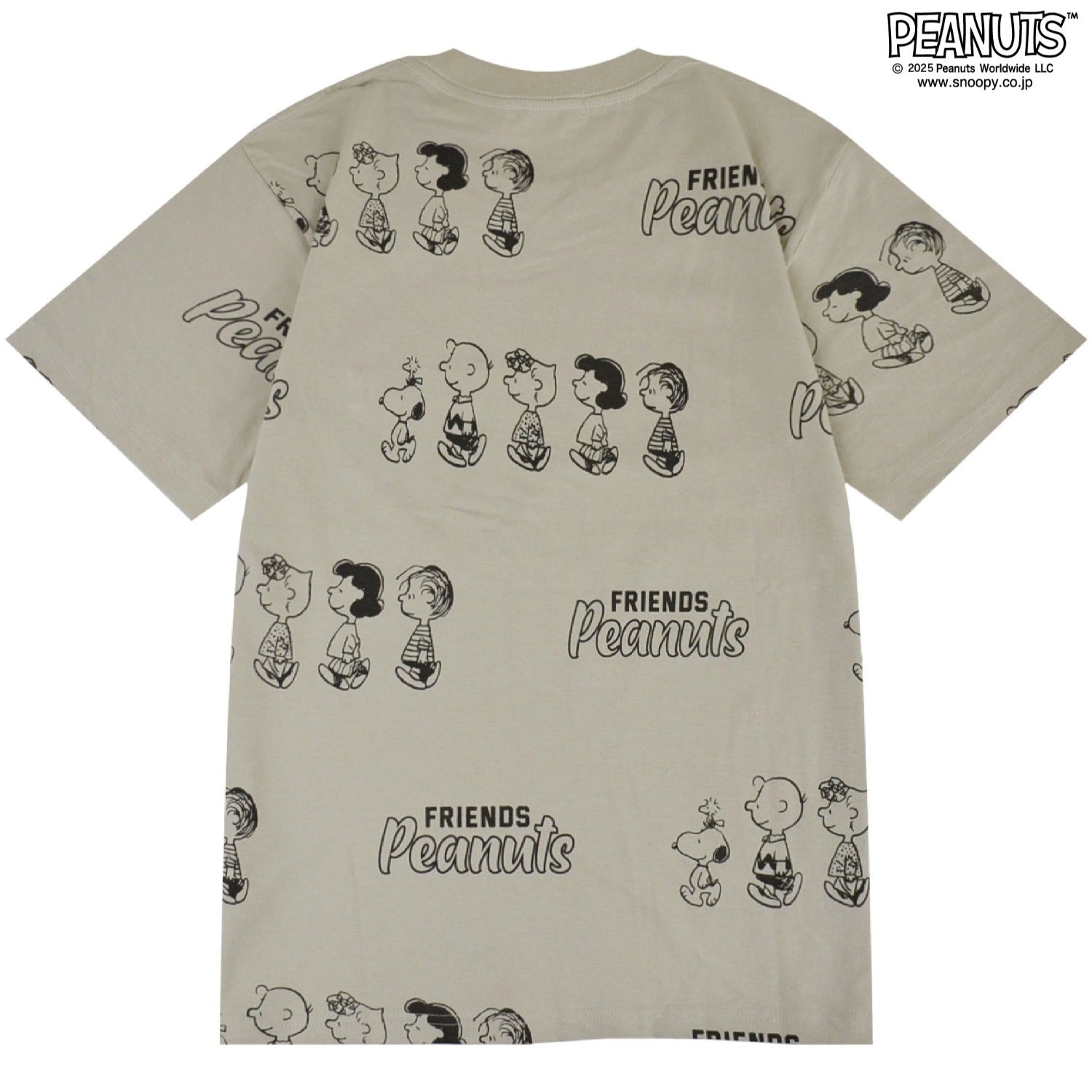 スヌーピー Tシャツ 半袖 総柄 トップス プリント SNOOPY PEANUTS s1152-75sp