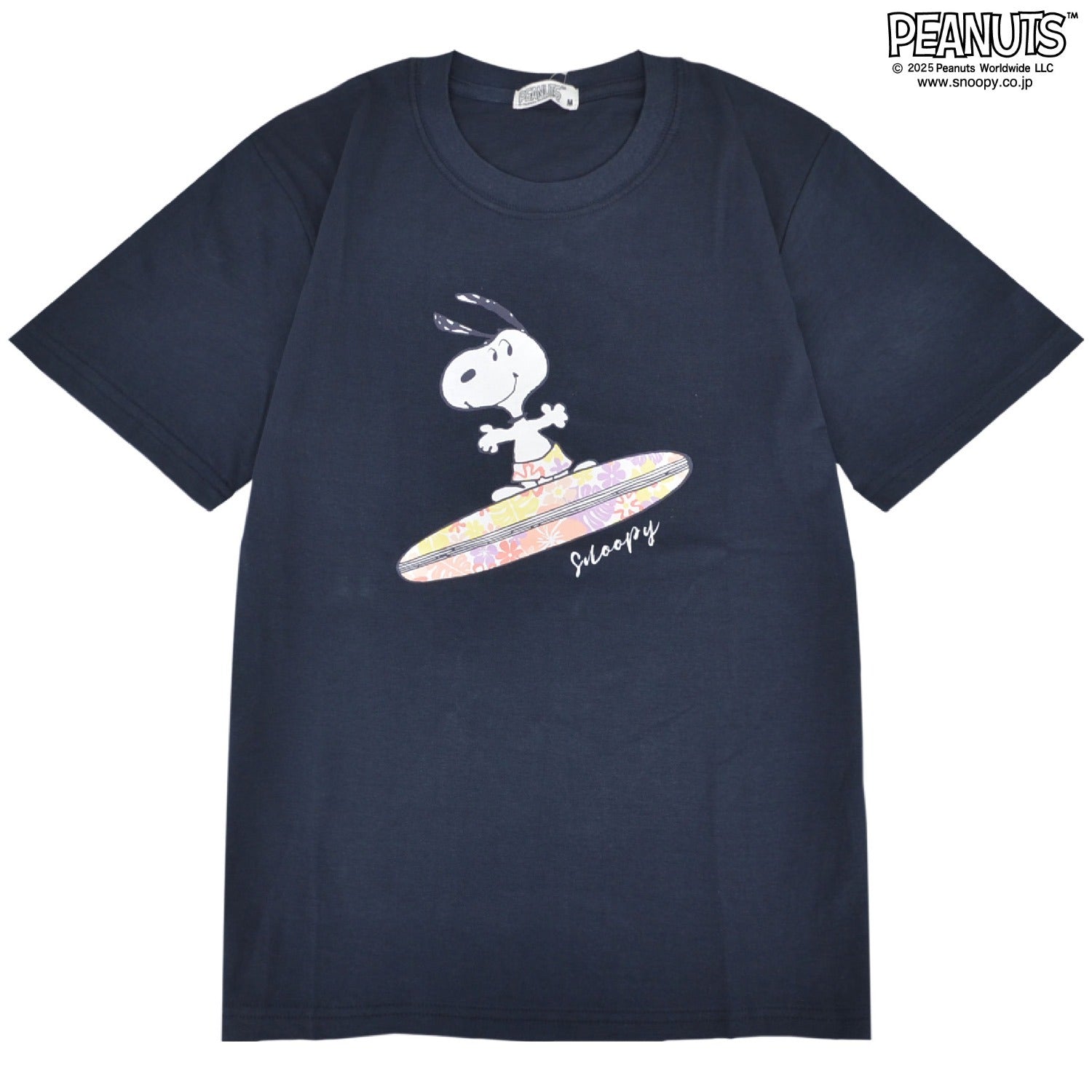 スヌーピー Tシャツ 半袖 トップス プリント サーフ柄 夏 サーフィン SNOOPY PEANUTS s1152-79sp