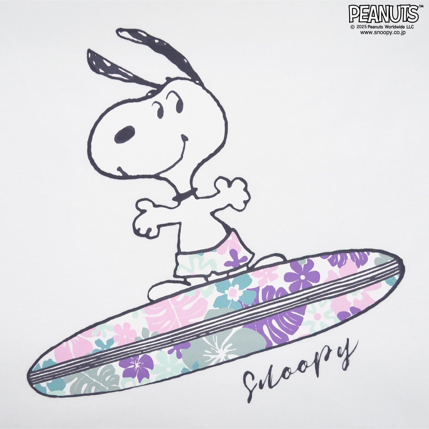 スヌーピー Tシャツ 半袖 トップス プリント サーフ柄 夏 サーフィン SNOOPY PEANUTS s1152-79sp