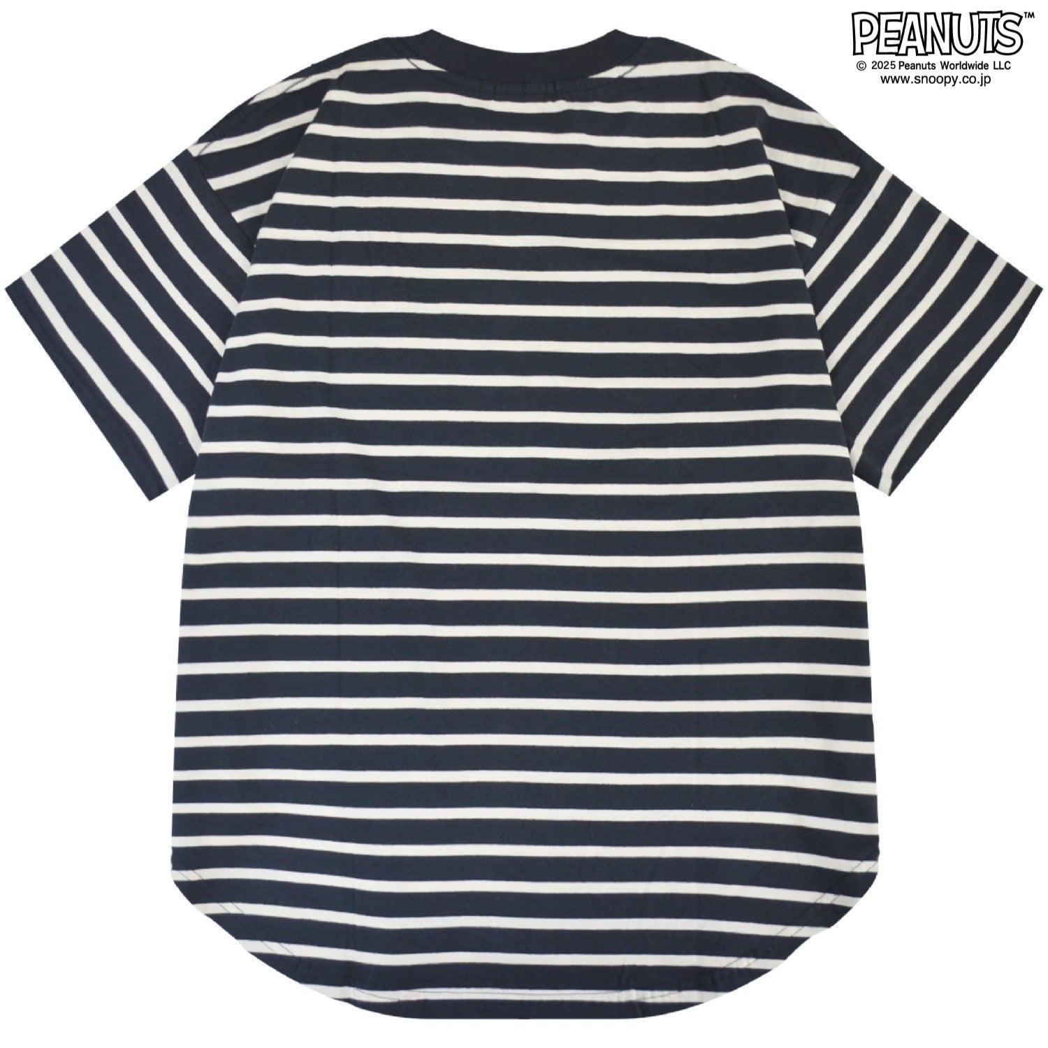 スヌーピー 半袖 Tシャツ ボーダー 春夏 天竺 刺繡 SNOOPY PEANUT s1152-83sp