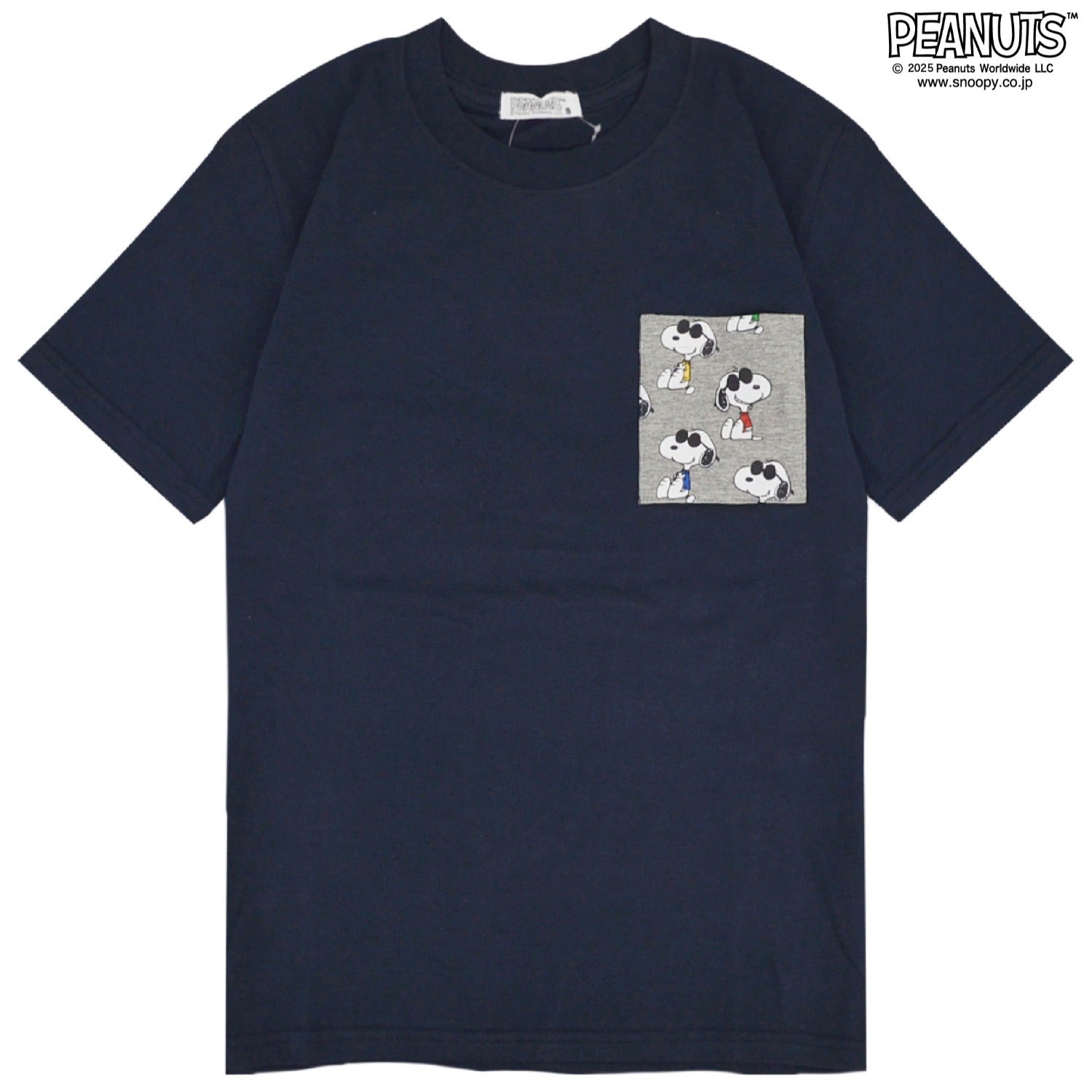 スヌーピー ジョークール 柄 プリント 半袖 Tシャツ 春夏 SNOOPY PEANUTS JOE COOL s1152-85sp