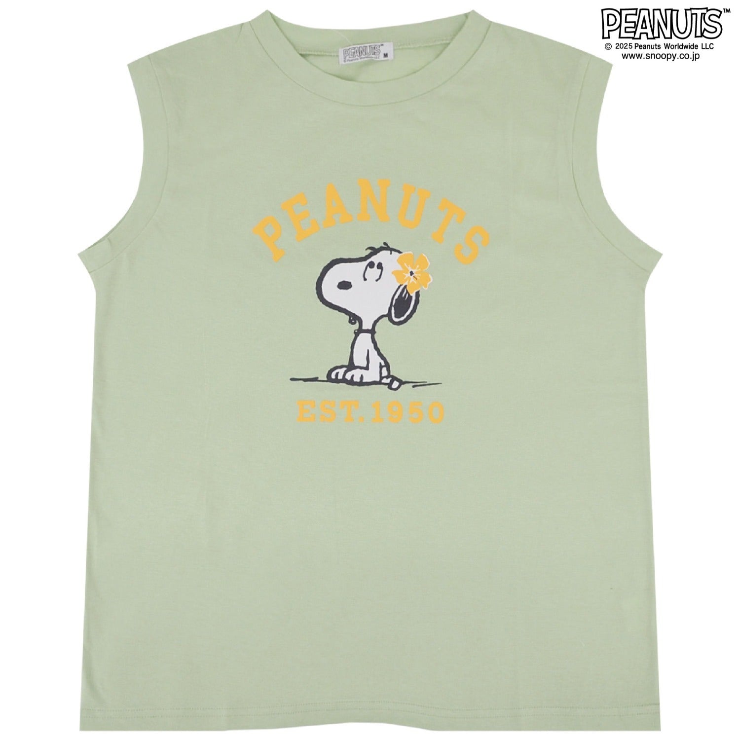 スヌーピー プリント ノースリーブ Tシャツ 夏 SNOOPY PEAUTS s1152-87sp