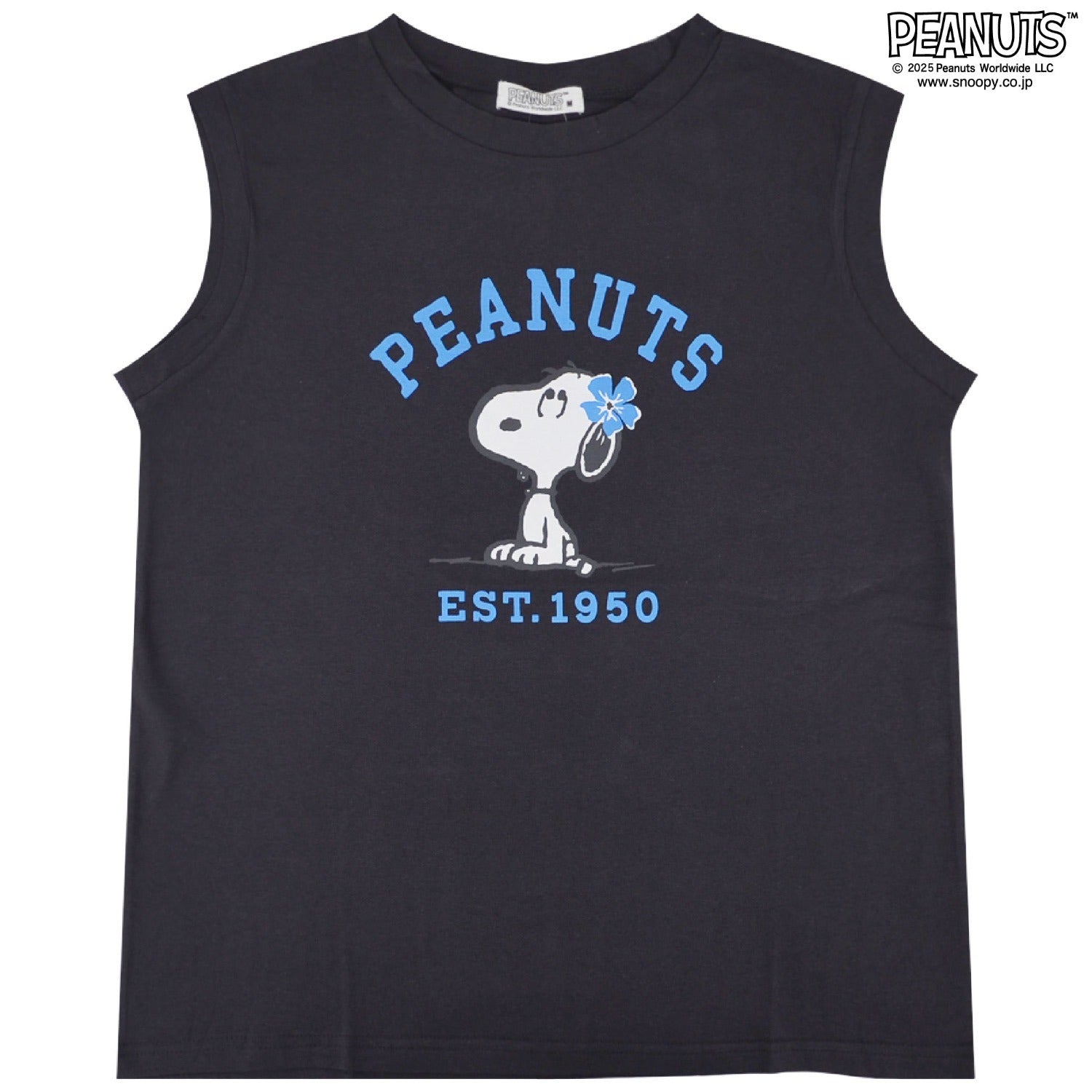 スヌーピー プリント ノースリーブ Tシャツ 夏 SNOOPY PEAUTS s1152-87sp
