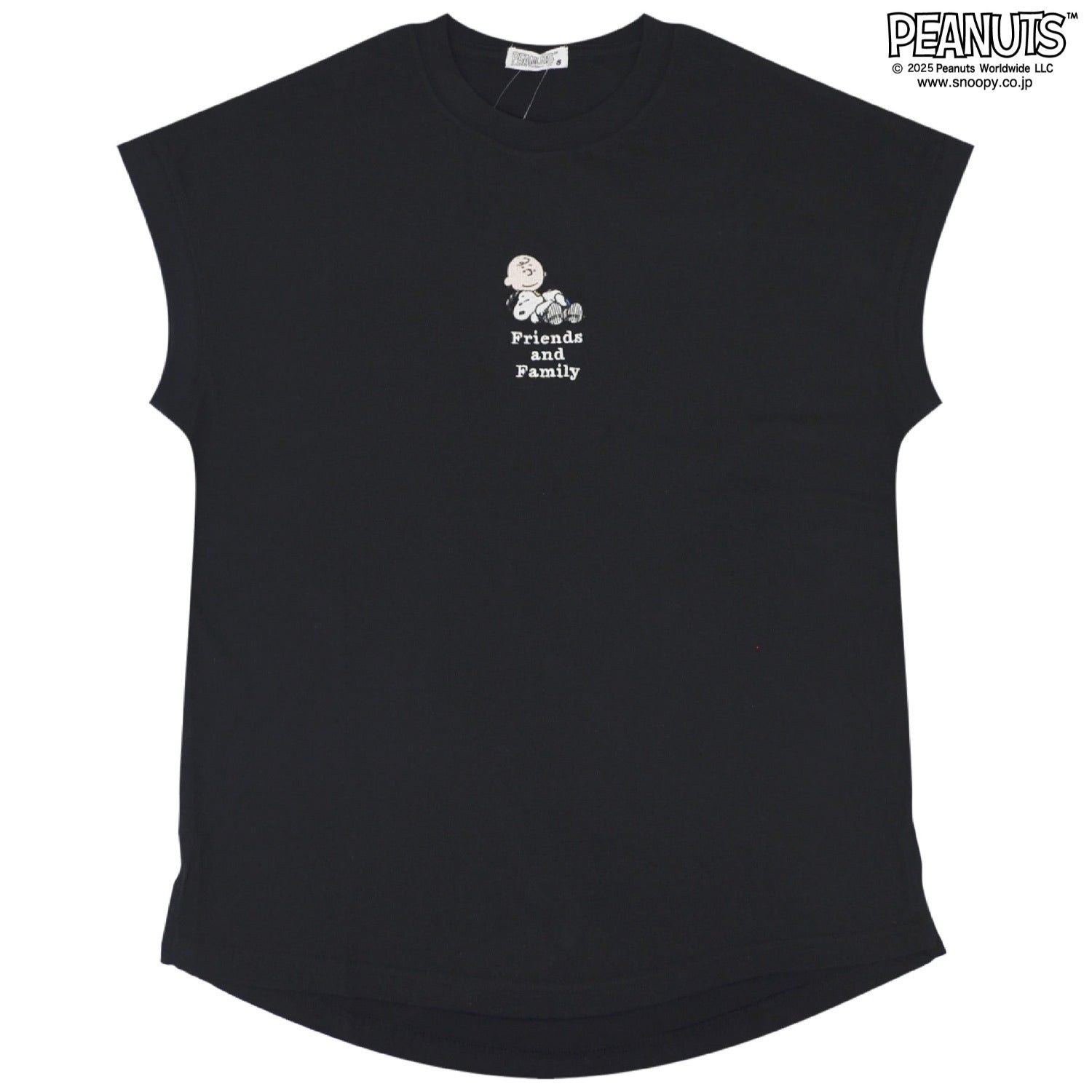 スヌーピー 半袖 刺繍 フレンチスリーブTシャツ チャーリーブラウン SNOOPY PEAUTS s1152-88sp