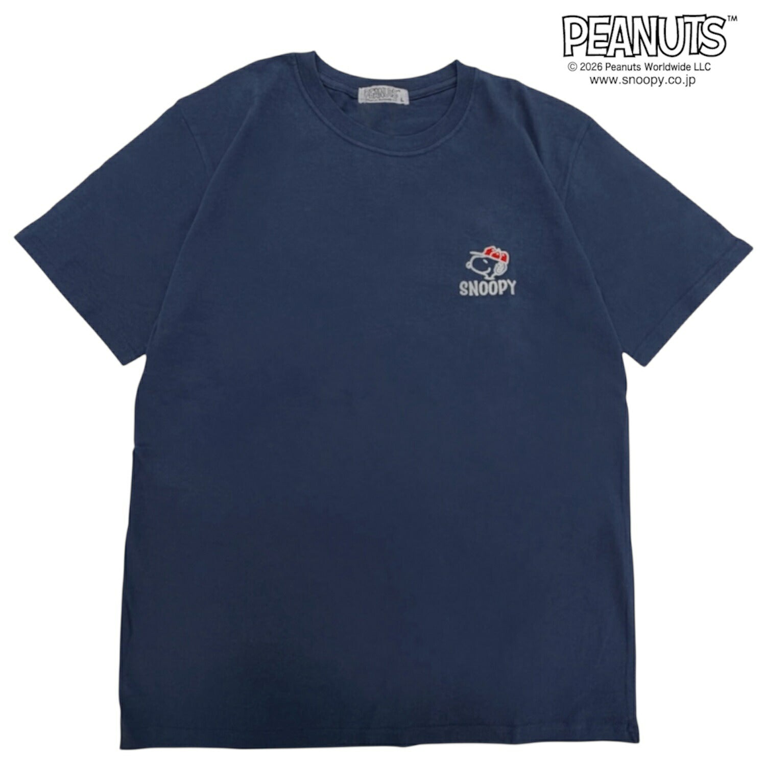 スヌーピー フレンズ 半袖 Tシャツ 刺繍 バックプリント 天竺 メンズ レディース 夏 SNOOPY PEANUTS s1162-101