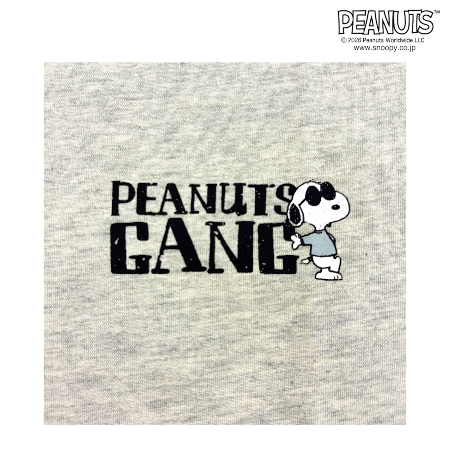 スヌーピー 横断歩道 サングラス プリント 半袖 Tシャツ バックプリント 天竺 メンズ レディース 夏 SNOOPY PEANUTS s1162-102