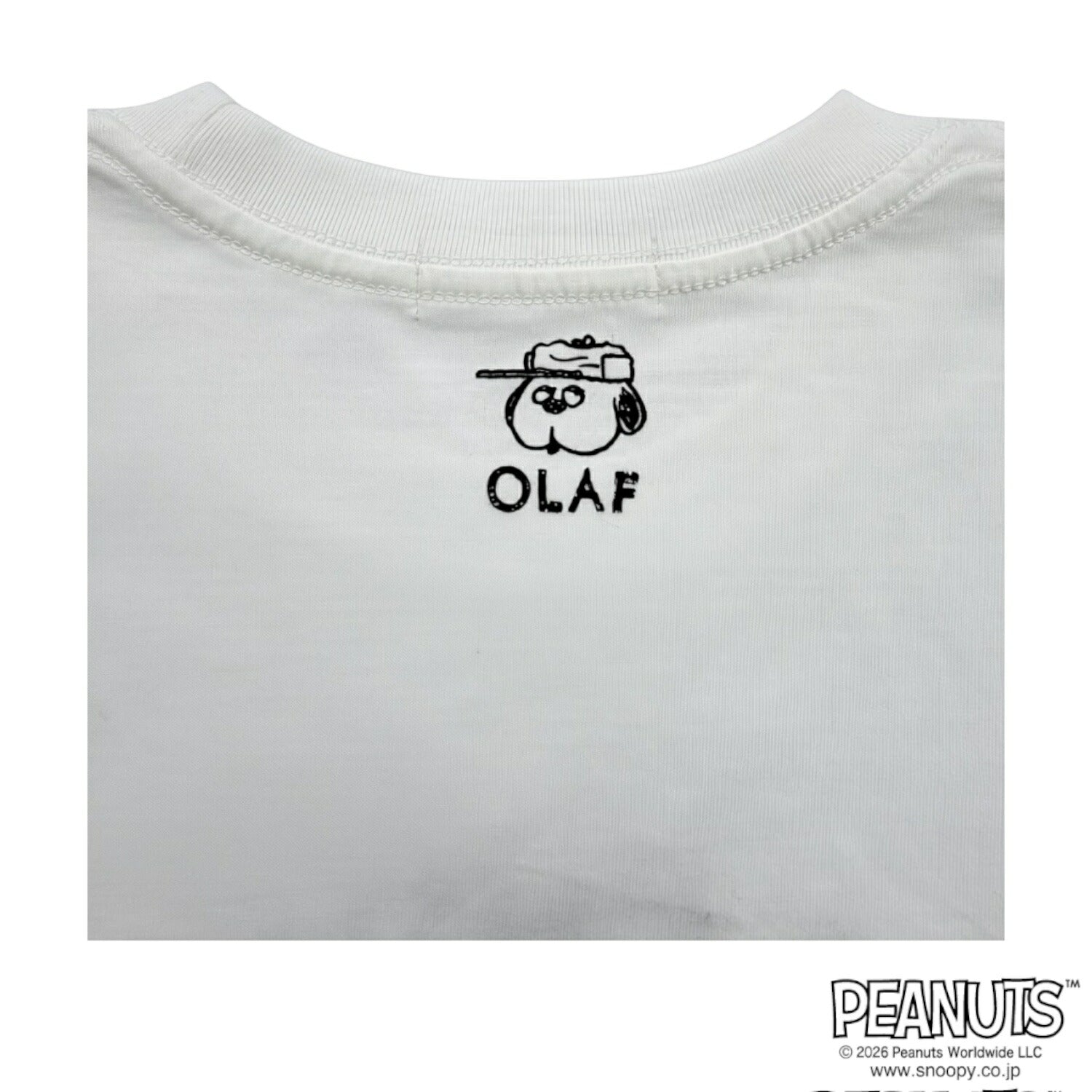 スヌーピー オラフ サーフ柄 プリント サガラ刺繍 天竺 半袖 Tシャツ メンズ レディース 春 夏 SNOOPY PEANUTS s1162-233sp