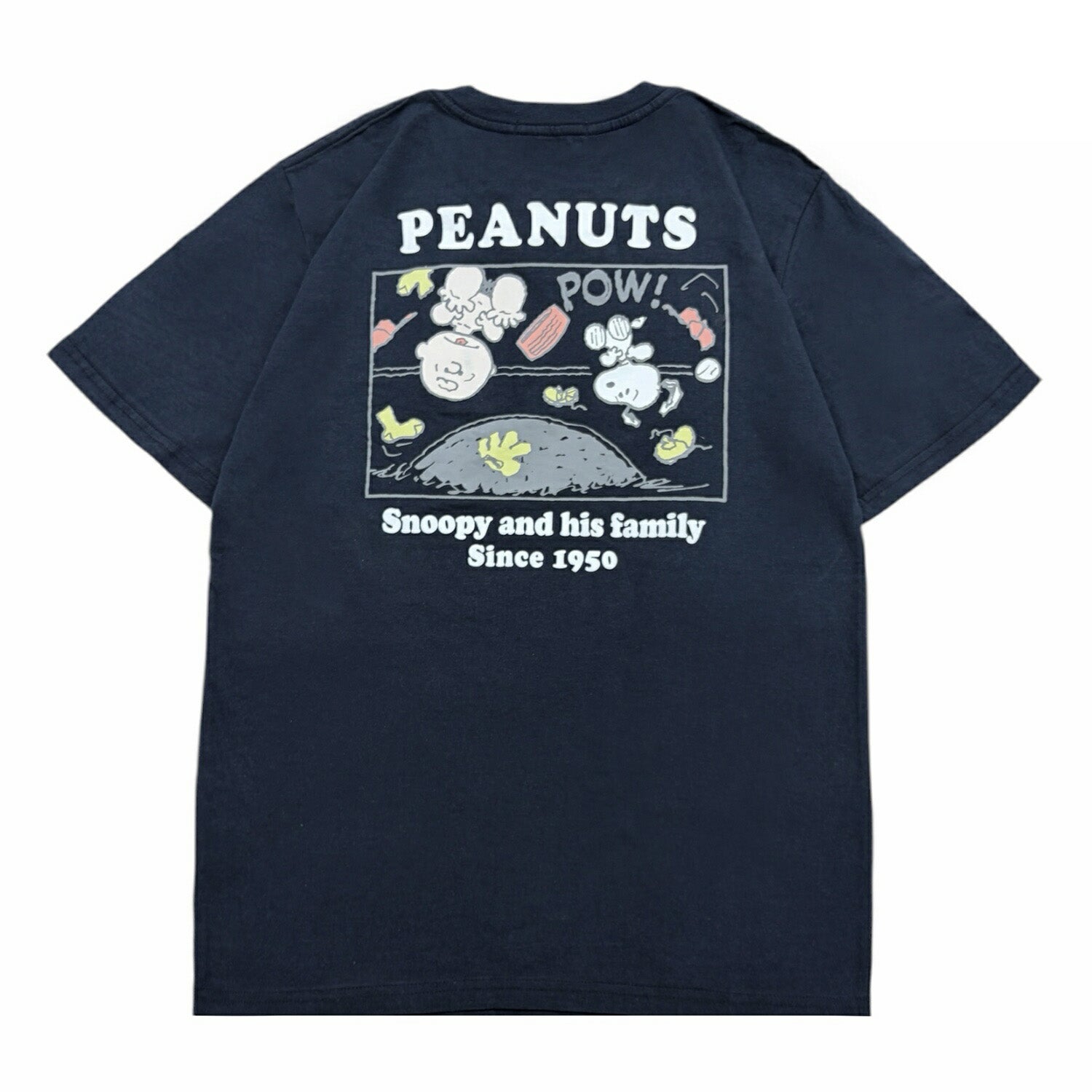 スヌーピー チャーリー・ブラウン 野球柄 バックプリント Tシャツ 半袖 トップス レディース 春 夏 SNOOPY PEANUTS s1162-242sp