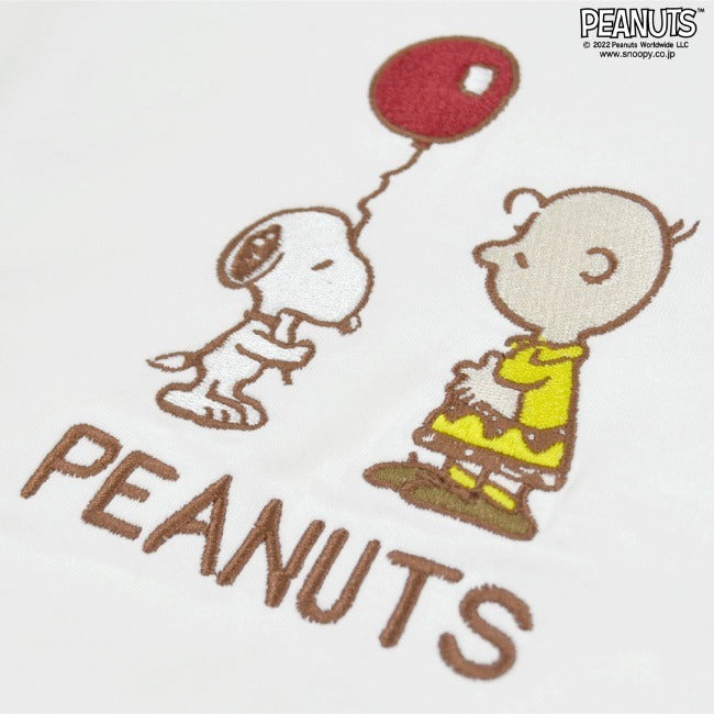 スヌーピー Tシャツ 長袖 刺繍 チャリーブラウン フライングエース PEANUTS SNOOPY s1223-546sp