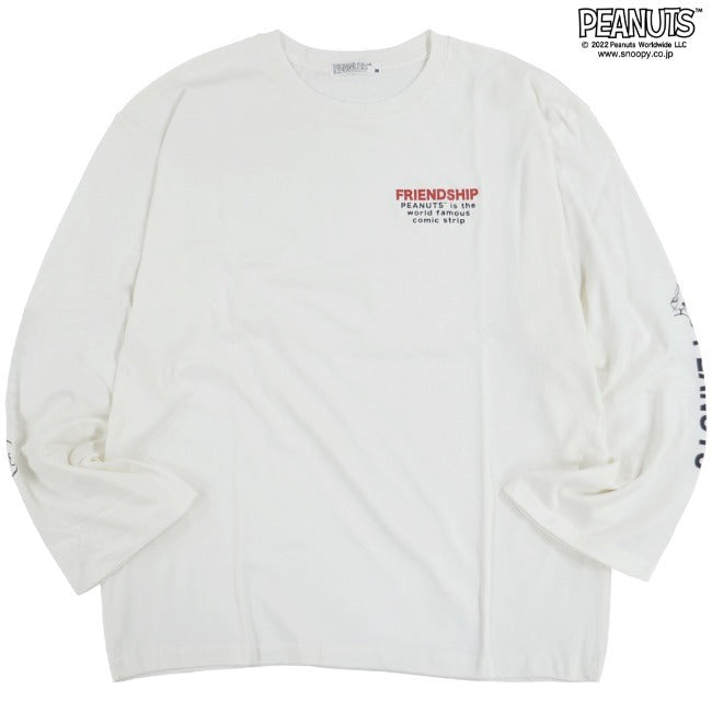 スヌーピー チャリーブラウン Tシャツ 長袖 袖 プリント SNOOPY PEANUTS s1223-548sp