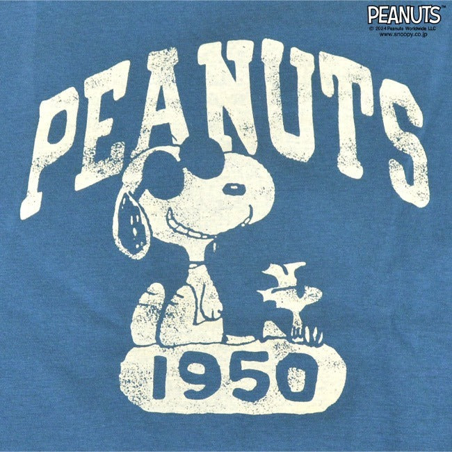 スヌーピー 切替 長袖 Tシャツ 袖切替 ロンT 春秋 SNOOPY PEANUTS s1233-556sp