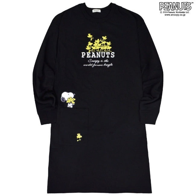 スヌーピー スーパービッグ Tシャツ ワンピース ビッグ 長袖 SNOOPY PEANUTS s1233-557sp