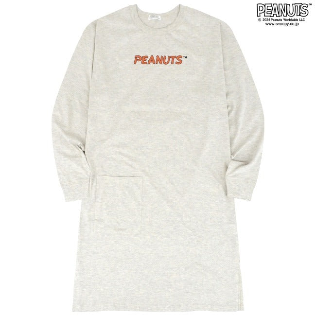 スヌーピー スーパービッグ Tシャツ ワンピース ビッグ 長袖 SNOOPY PEANUTS s1233-557sp