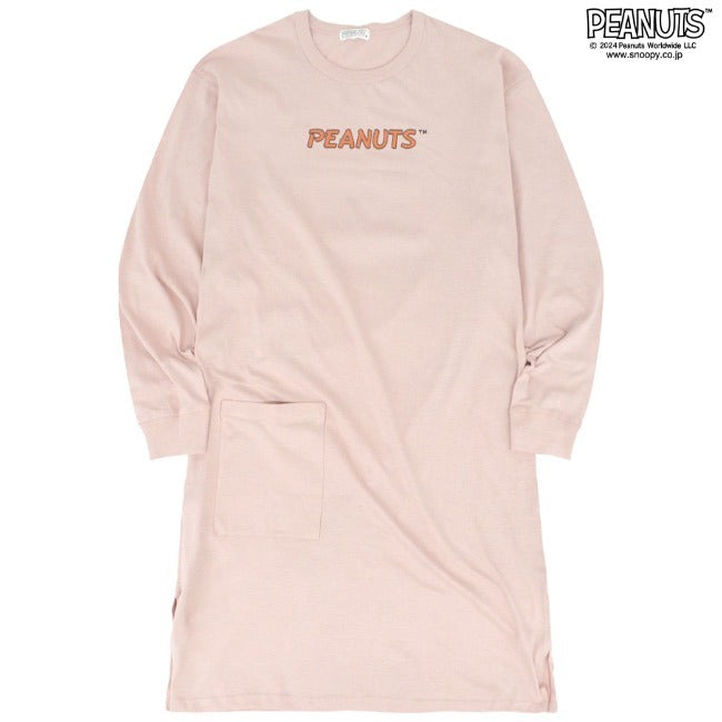 スヌーピー スーパービッグ Tシャツ ワンピース ビッグ 長袖 SNOOPY PEANUTS s1233-557sp