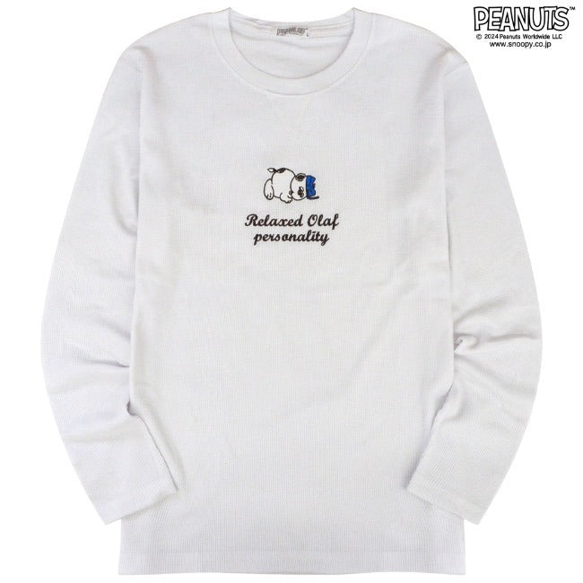 スヌーピー 長袖 刺繍 ロングTシャツ ロンT 春夏秋 PEANUTS SNOOPY s1243-02sp