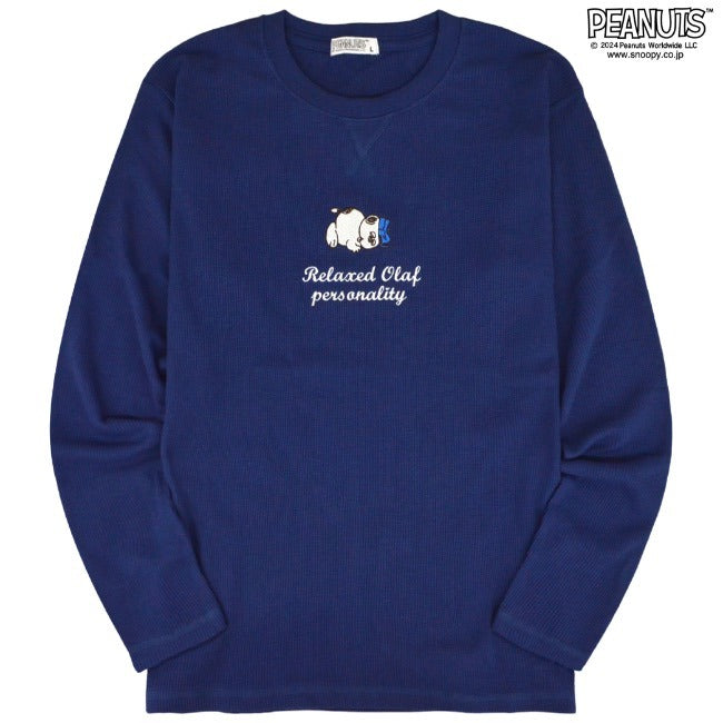 スヌーピー 長袖 刺繍 ロングTシャツ ロンT 春夏秋 PEANUTS SNOOPY s1243-02sp