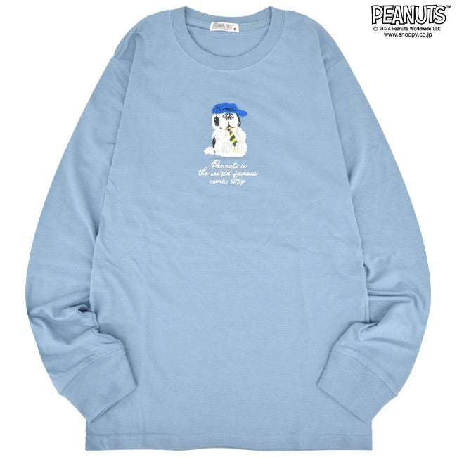 スヌーピー 長袖 Tシャツ トップス オラフ 刺繍 SNOOPY PEANUTS s1243-17sp