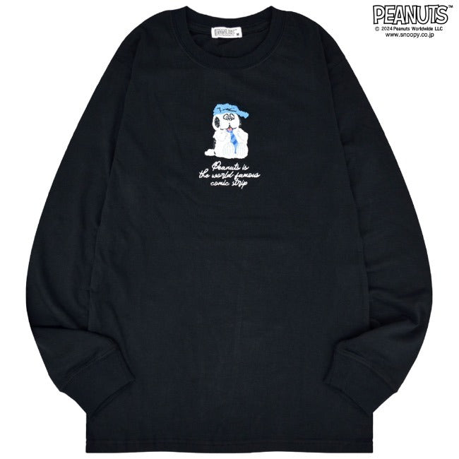スヌーピー 長袖 Tシャツ トップス オラフ 刺繍 SNOOPY PEANUTS s1243-17sp
