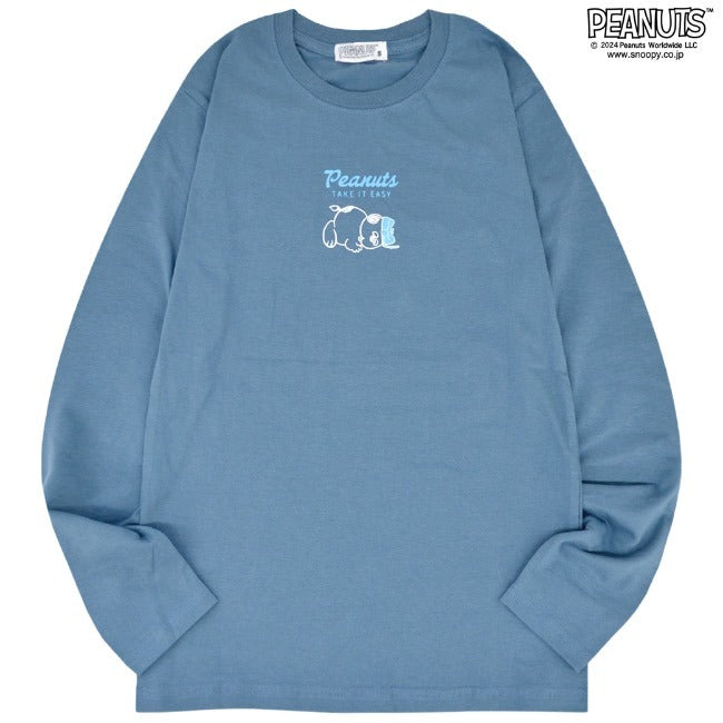 スヌーピー 長袖 Tシャツ トップス バック プリント オラフ SNOOPY PEANUTS s1243-19sp