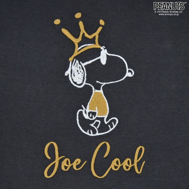 スヌーピー 長袖 Tシャツ トップス 刺繍 ジョークール SNOOPY PEANUTS JOE COOL s1243-20sp