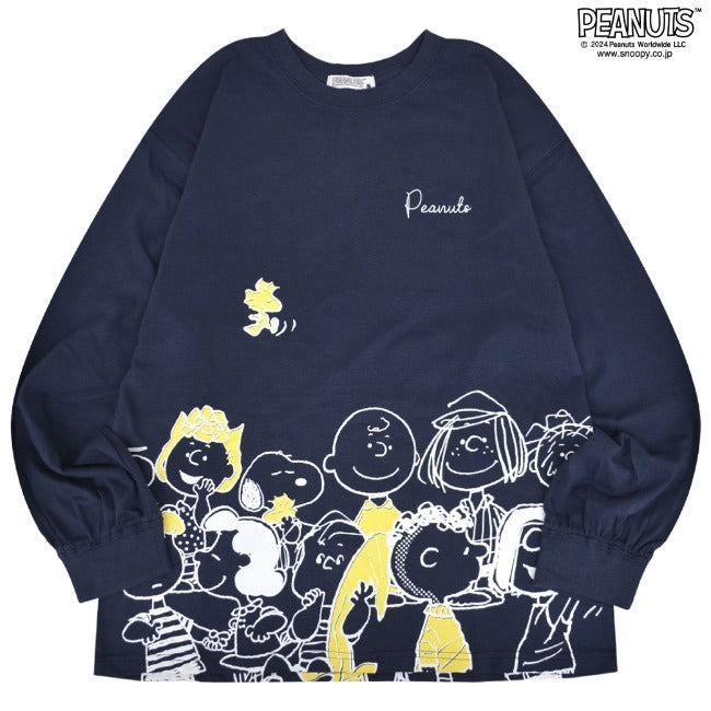 スヌーピー トレーナー 長袖 裏起毛 刺繍 チャーリーブラウン ウッドストック SNOOPY PEANUTS s1243-22sp