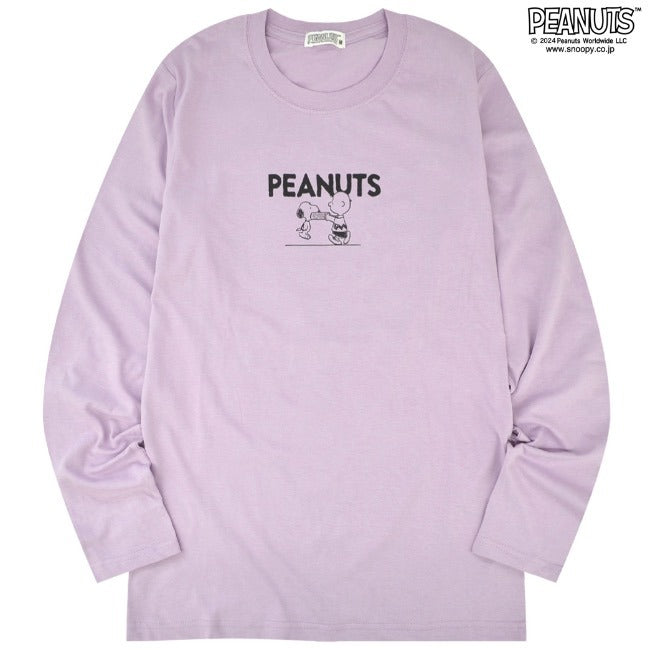 スヌーピー バックプリント 長袖Tシャツ ロンT SNOOPY PEANUTS s1243-48