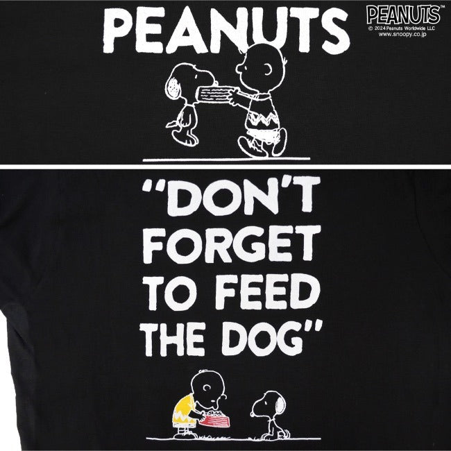 スヌーピー バックプリント 長袖Tシャツ ロンT SNOOPY PEANUTS s1243-48
