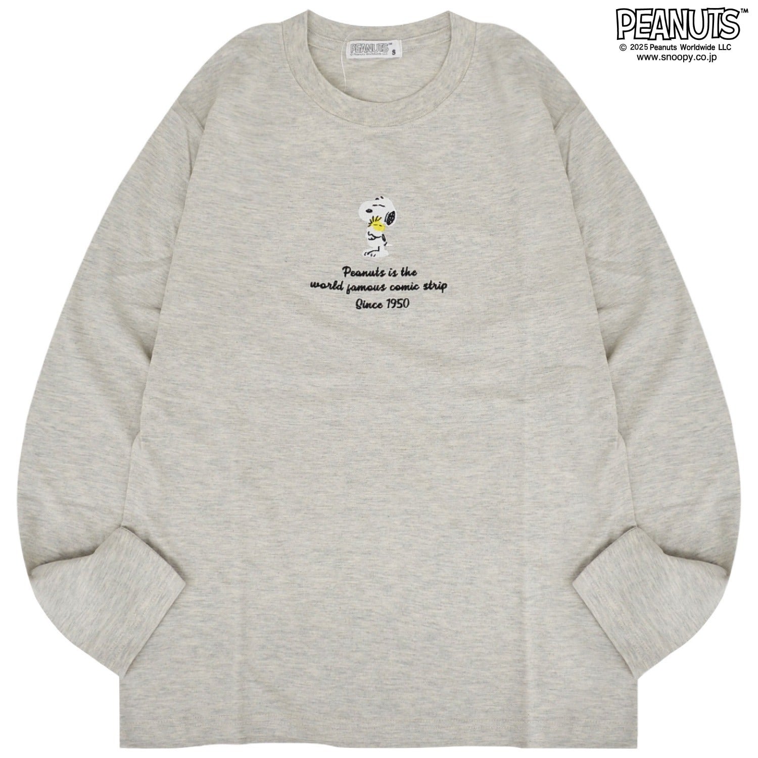 スヌーピー ウッドストック オラフ 刺繍 Tシャツトップス 長袖 SNOOPY PEANUTS s1251-04sp