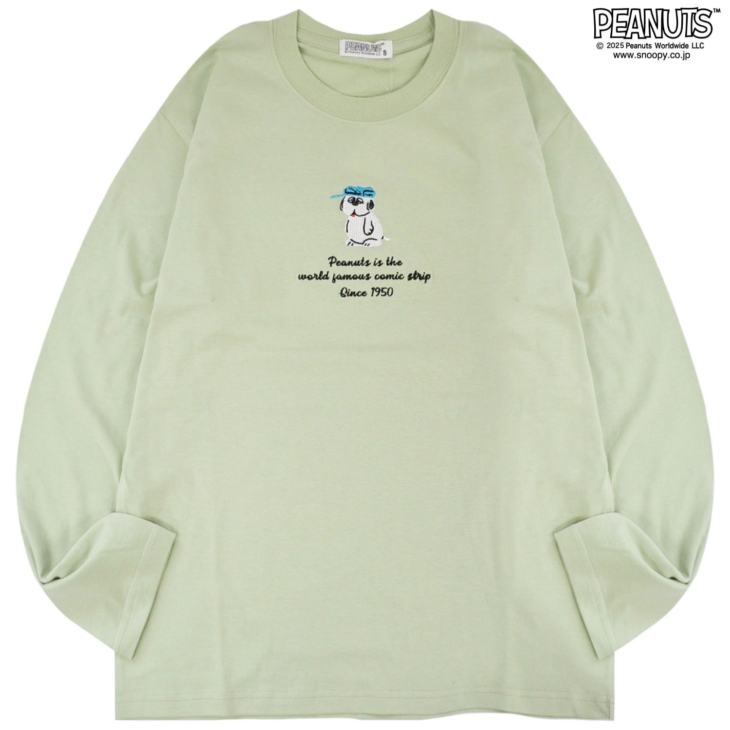スヌーピー ウッドストック オラフ 刺繍 Tシャツトップス 長袖 SNOOPY PEANUTS s1251-04sp