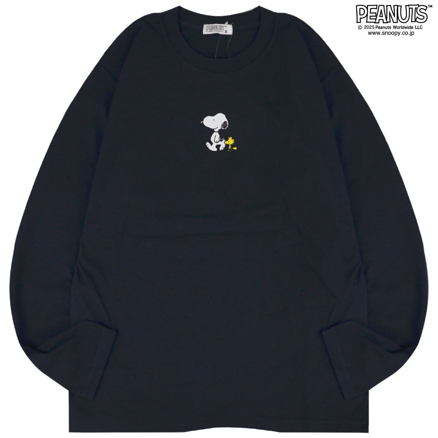 スヌーピー チャーリー・ブラウン Tシャツトップス 長袖 友達 兄弟 ボックス バック プリント SNOOPY PEANUTS s1251-06sp
