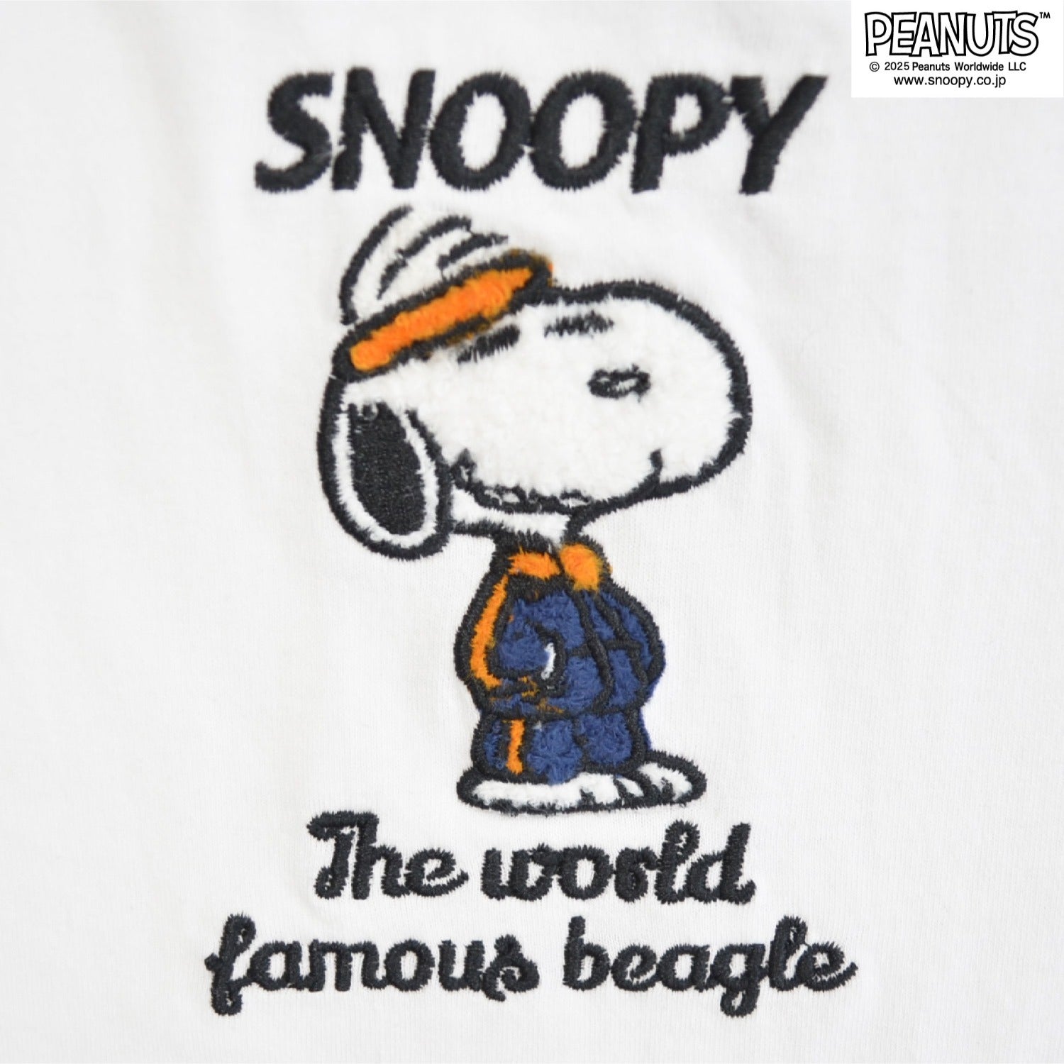 スヌーピー チャーリーブラウン サガラ刺繍 長袖 Tシャツ 秋 トップス SNOOPY PEANUTS s1253-06sp