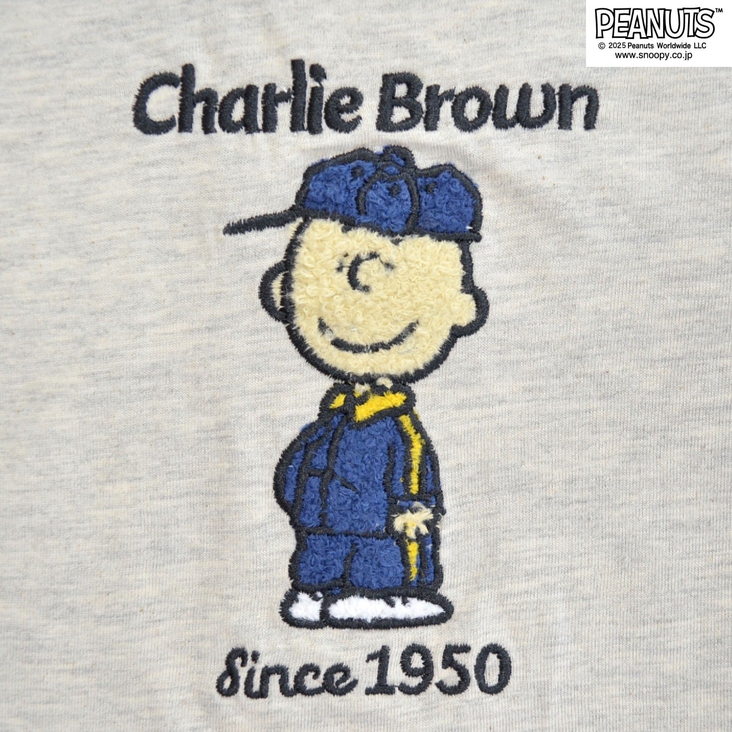 スヌーピー チャーリーブラウン サガラ刺繍 長袖 Tシャツ 秋 トップス SNOOPY PEANUTS s1253-06sp