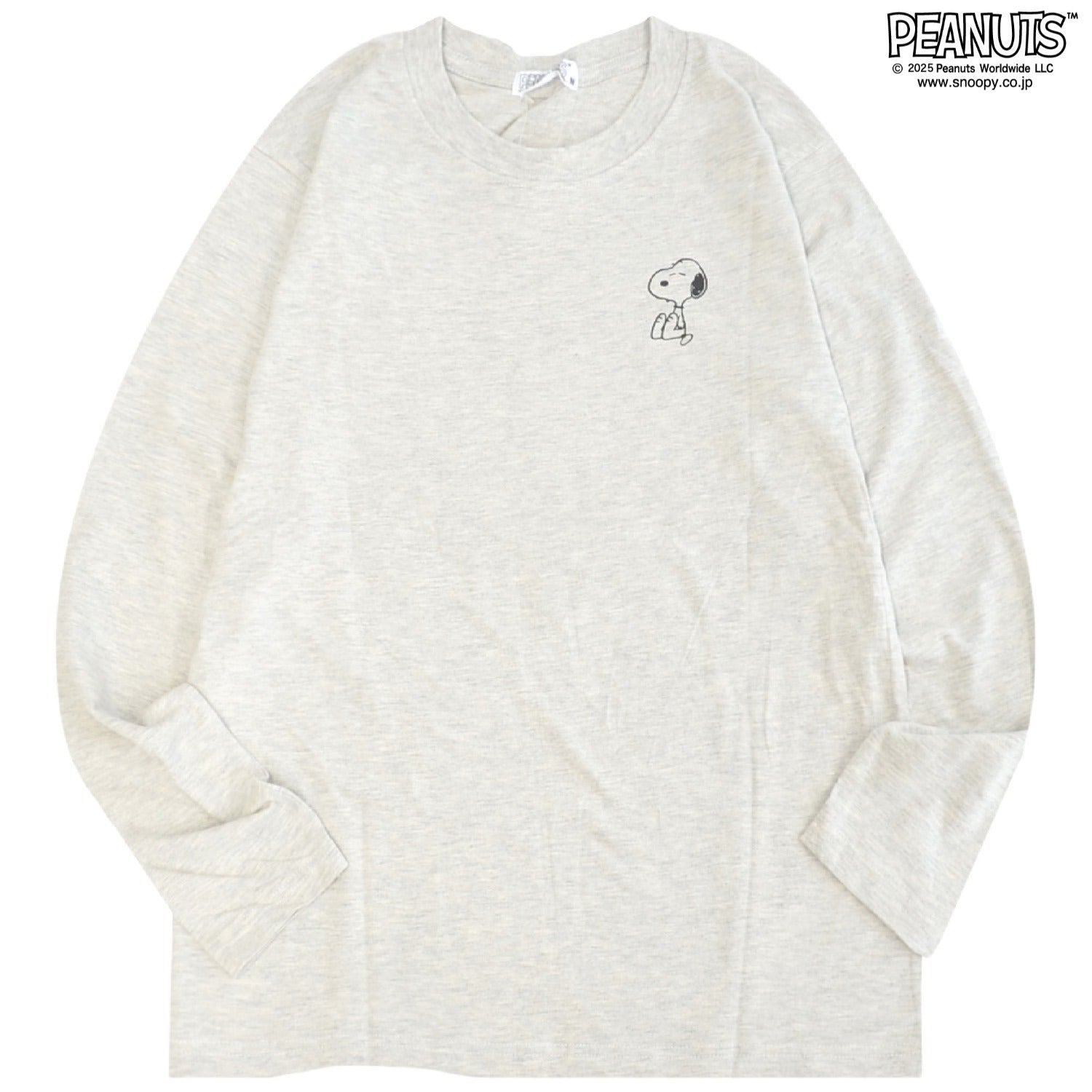スヌーピー フレンズ 長袖 Tシャツ トップス バックプリント 9連 秋 SNOOPY PEANUTS s1253-07sp