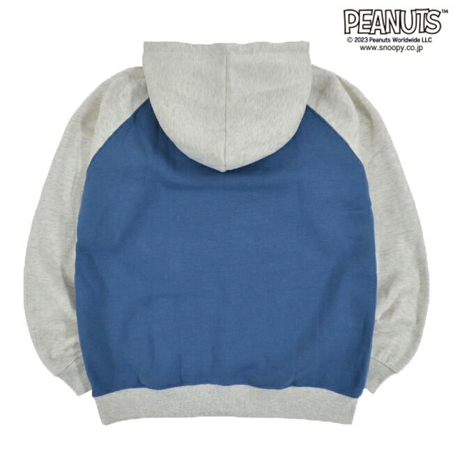 スヌーピー プルパーカー ピーナッツ ラグラン 裏起毛 刺繍 兄弟 オラフ アンディ スパイク SNOOPY PEANUTS s1324-562sp