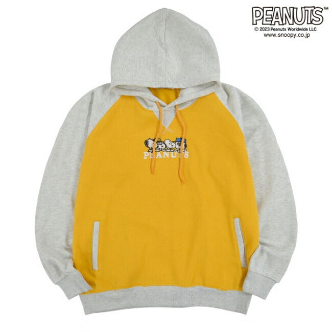 スヌーピー プルパーカー ピーナッツ ラグラン 裏起毛 刺繍 兄弟 オラフ アンディ スパイク SNOOPY PEANUTS s1324-562sp