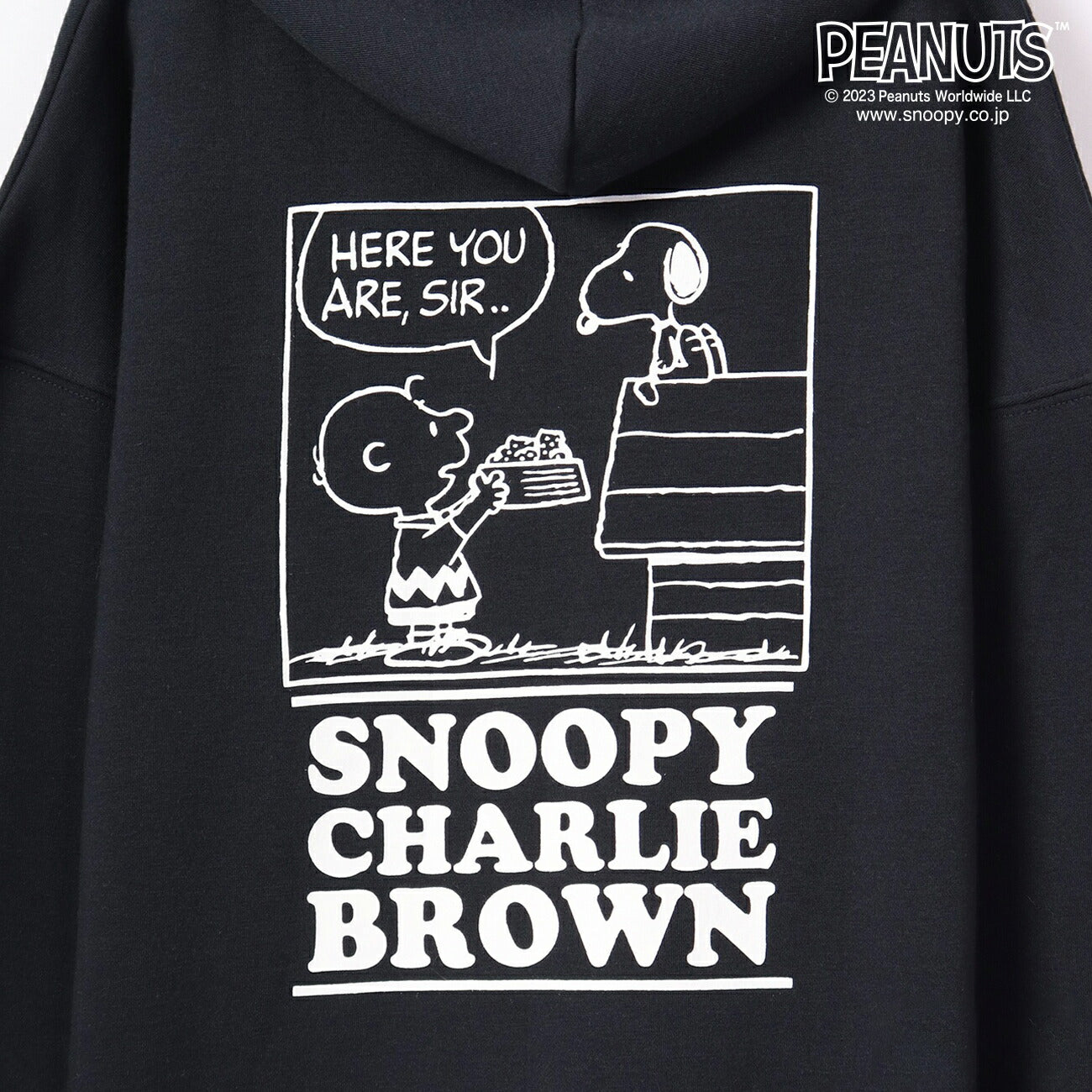 スヌーピー トレーナー 裏起毛 フード バック プリント チャーリーブラウン ルーシー SNOOPY PEANUTS s1324-620sp