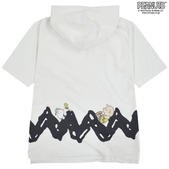 スヌーピー チャーリーブラウン ドロップショルダー Tパーカー 半袖 プリント SNOOPY PEANUTS s1332-189sp