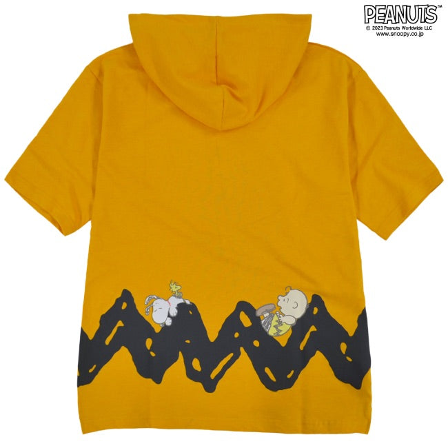 スヌーピー チャーリーブラウン ドロップショルダー Tパーカー 半袖 プリント SNOOPY PEANUTS s1332-189sp