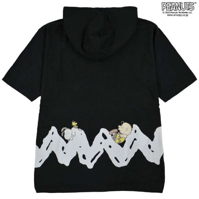 スヌーピー チャーリーブラウン ドロップショルダー Tパーカー 半袖 プリント SNOOPY PEANUTS s1332-189sp