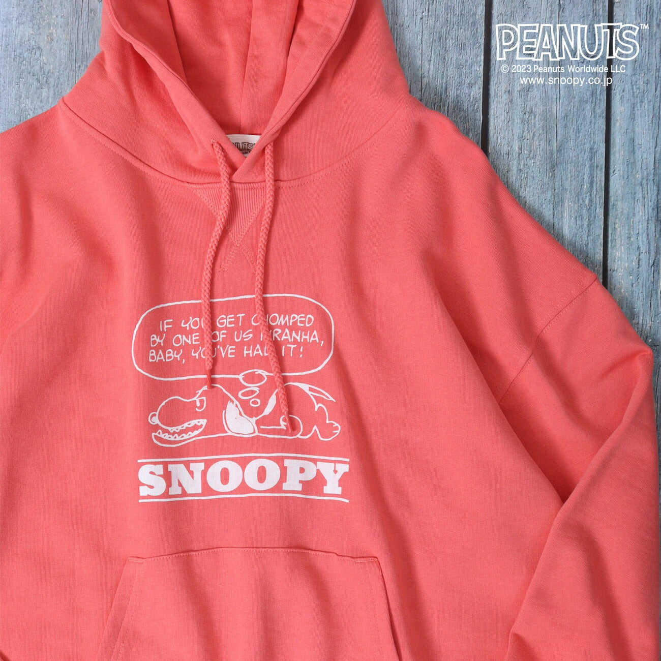 スヌーピー ヴィンテージ 裏毛 スウェット ドロップショルダー パーカー SNOOPY PEANUTS s1333-687