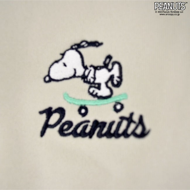 スヌーピー トレーナー 裏起毛 ハーフZIP 刺繍 長袖 スウェット SNOOPY PEANUTS s1334-636