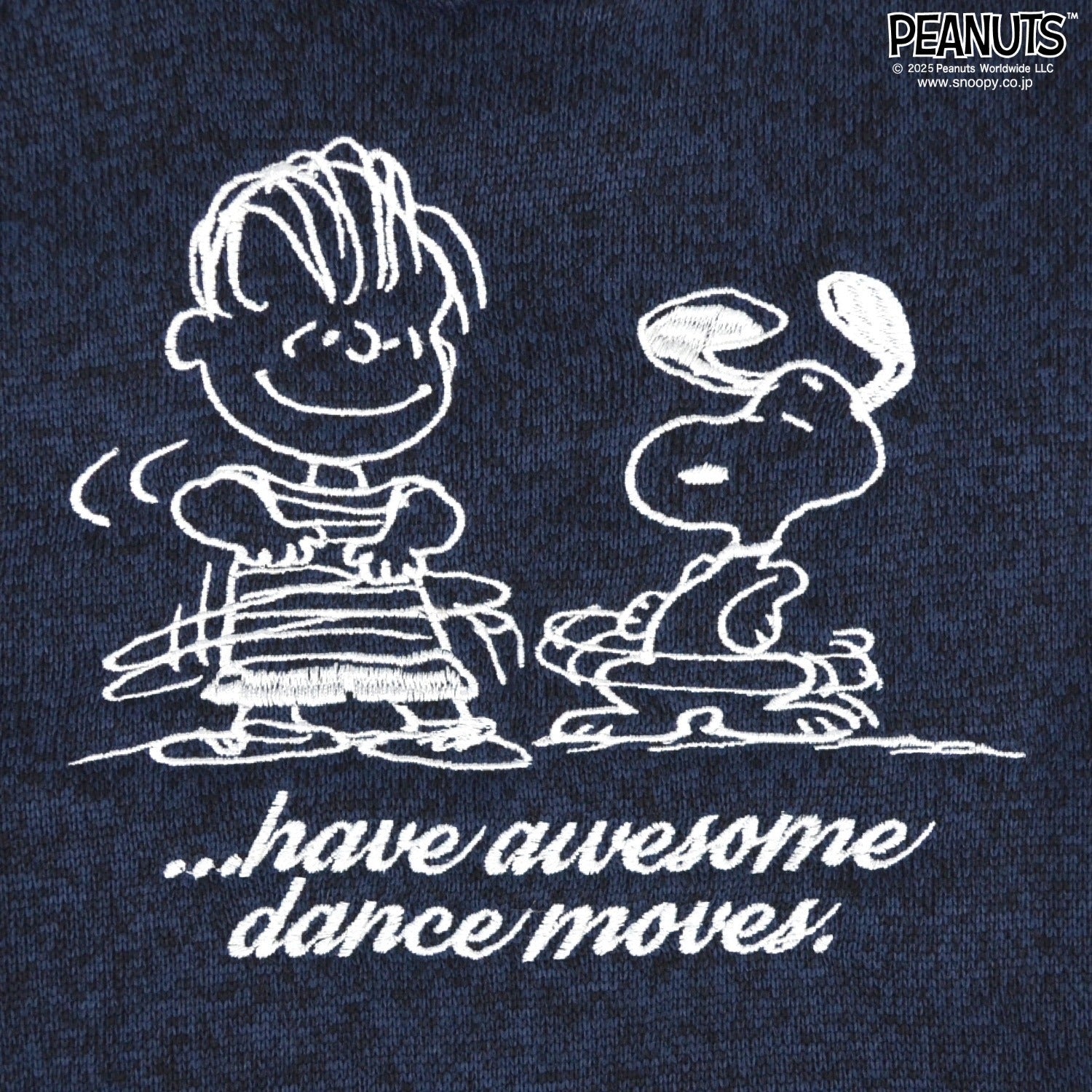 スヌーピー パーカー ニット フリース トップス 刺繍 長袖 チャーリーブラウン ライナス SNOOPY PEANUTS s1334-718